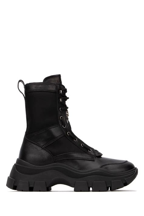 prada velvet hiking boots|prada black chunky combat boots.